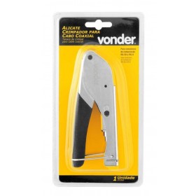 Alicate Crimpador p/ Conector Compressão Coaxial RG-06 e RG-59 Vonder