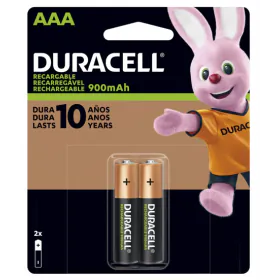 Pilha Bateria Alcalina Palito Tipo AAA c/ 02 Unidades Duracell