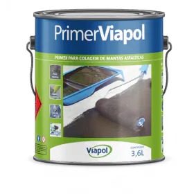 Primer p/ Manta Asfáltica Preto 3,6L Viapol