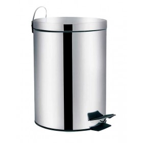 Lixeira Multiuso Aço Inox 5 Litros com Pedal Ágata MOR