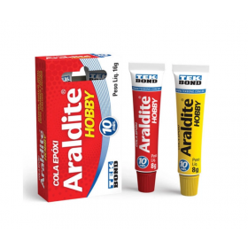 Cola Epóxi Araldite Hobby Secagem 10 Minutos 16g TekBond