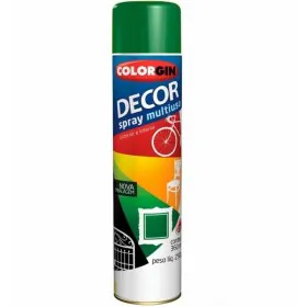 Tinta Spray Decor Multiuso Verde Folha Brilhante 360ml Colorgin