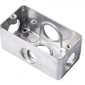 Condulete 4X2 Alumínio Múltiplo X 3/4" Galvanizado S/ Tampa Tramontina