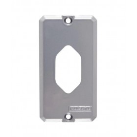 Tampa 01 Posto Tomada NBR 4x2 Metálica Condulete 3/4" Tramontina