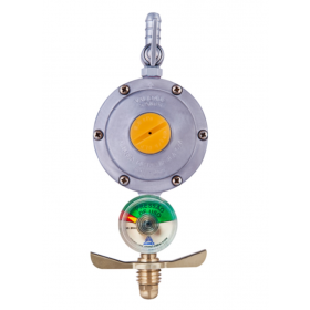 Registro Regulador de Gás Doméstico p/ Botijão c/ Manômetro Aliança