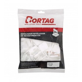 Espaçador Nivelador Tradicional p/ Piso 2,0mm c/ 50 pçs Cortag