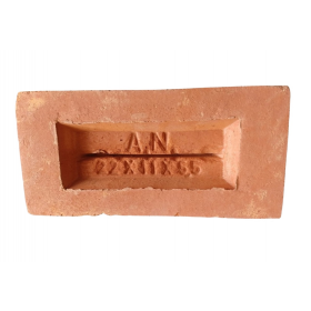 Tijolo Aparente Maciço Reto Vermelho Ensacado c/ 07 Unidades A.N.