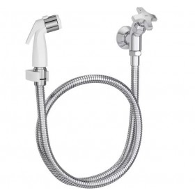 Ducha Higiênica Branca C/ Registro 1/4 Volta 1,20mt Deca Max