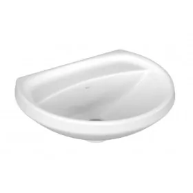 Lavatório p/ Coluna Louça Ravena Izy Branco 45,5cmx36cmx18cm Deca