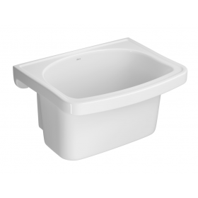 Tanque 22L Louça Branco Esmaltado Linha Izy 50cm x 38cm TQ01 Deca