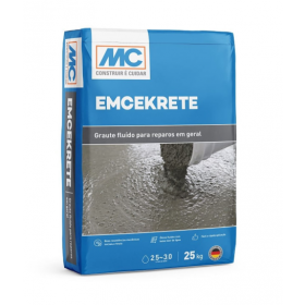 Argamassa Graute 50MPa Interno Externo 25kg Emcekrete MC Bauchemie