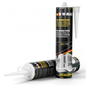 Selante PU 40 Construção p/ Colagens e Vedações Preto 400g Wurth