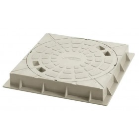 Tampa p/ Caixa de Gordura e Inspeção 300mm PVC Amanco