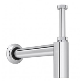 Sifão p/ Pia de Lavatório Rígido Metal Cromado 1.1/2" 30cm Deca