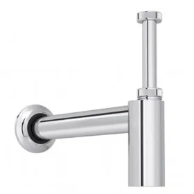Sifão p/ Pia de Lavatório Rígido Metal Cromado 1.1/2" 30cm Deca
