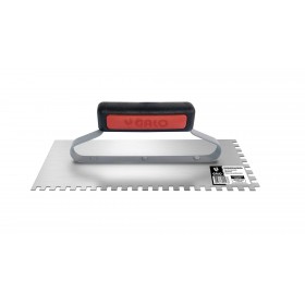 Desempenadeira de Aço Temperado Dentada 12x29cm Cabo Fechado Galo