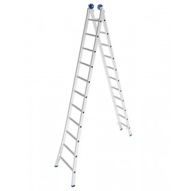 Escada de Alumínio Extensiva Profissional 2 x 11 Degraus 5,6m MOR