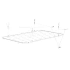 Varal de Teto Reforçado Retrátil Branco 90cm x 56cm VTB9056 Brasforma