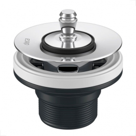 Válvula Escoamento Pia Lavatório, Cuba e Bidê Cromado 1602.C Deca