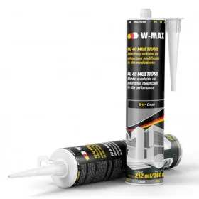 Selante PU 40 Construção p/ Colagens e Vedações Cinza 400g Wurth