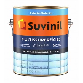 Tinta Esmalte Epóxi Multissuperfícies Branco Acetinado 3,6L Suvinil