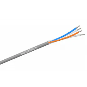 Fio Cabo Telefone / Interfone Cinza CCI 02 Pares por Metro Megatron