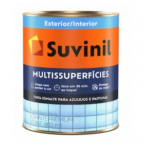 Tinta Esmalte Epóxi Multissuperfícies Branco Acetinado 900ml Suvinil
