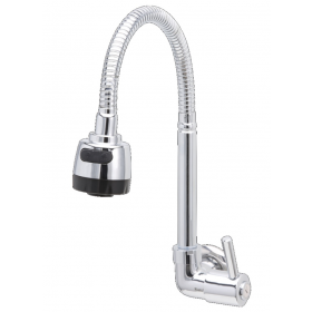 Torneira Cozinha Parede Bica Gourmet Articulável Jato Duplo Rieti