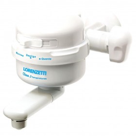 Torneira Elétrica Parede Clean Branca 220V / 5500W Lorenzetti