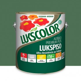 Tinta p/ Piso Acrílico Premium Plus Lukspiso Verde 3,6L Lukscolor