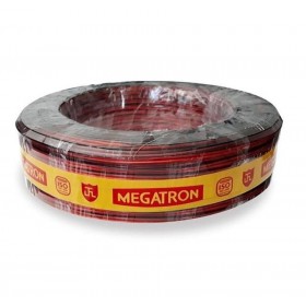Fio Cordão Polarizado Bicolor p/ Som 100m 2 x 0,875m2 Megatron