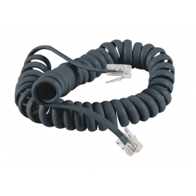 Fio Cordão Para Monofone Preto 2,00 mt