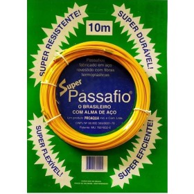 Passa Fio em Nylon c/ Alma em Cabo de Aço 10m Proaqua
