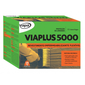 Argamassa Polimérica Flexível Viaplus 5000 Componente A+B 18Kg Viapol