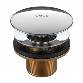 Válvula Escoamento Pia Lavatório, Cuba e Bidê Cromado Luxo Deca