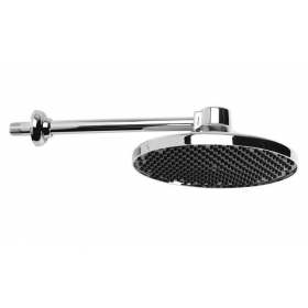 Chuveiro Ducha Fria Plástico Cromado Redondo 9" Luconi