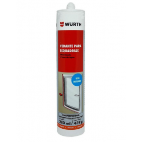 Vedante Selante p/ Esquadrias Base Água Branco 280ml / 439g Wurth