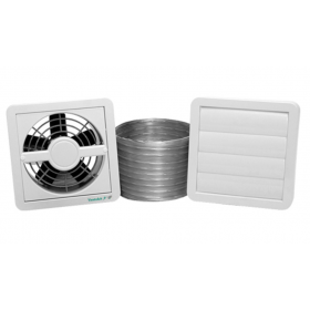 Exaustor Renovador de Ar Bivolt New Classic 80 Completo Ventokit
