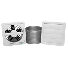 Exaustor Renovador de Ar Bivolt New Classic 80 Completo Ventokit