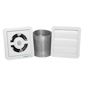 Exaustor Renovador Ar Bivolt c/ Sensor Presença 80 Completo Ventokit