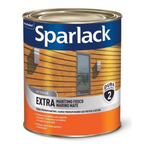 Verniz Premium Extra Marítimo Fosco Natural Incolor 0,9L Sparlack