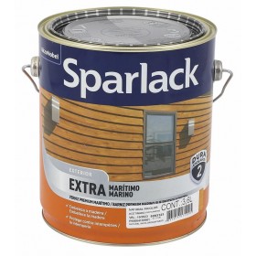 Verniz Premium Extra Marítimo Acetinado Natural Incolor 3,6L Sparlack