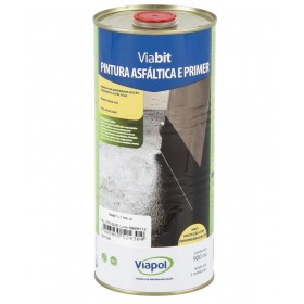 Pintura Asfáltica Impermeabilizante e Primer  0,9L Viabit Viapol
