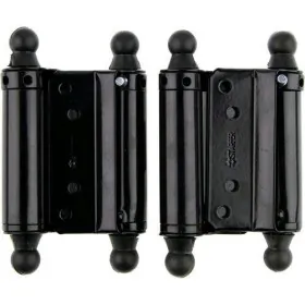 Dobradiça Vai e Vem Preta c/ Verniz 3" 75mm Starfer