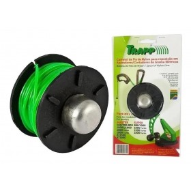 Carretel Fio de Nylon Master p/ Cortador De Grama 1,8mm x 8m Trapp