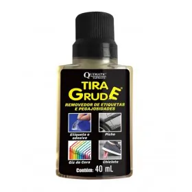Tira Grude Removedor Etiquetas e Sujeiras Pegajosas 40ml Quimatic