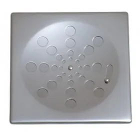 Grelha sem Caxilho Quadrada Aço Inox Abre/Fecha 15x15cm Estilmax