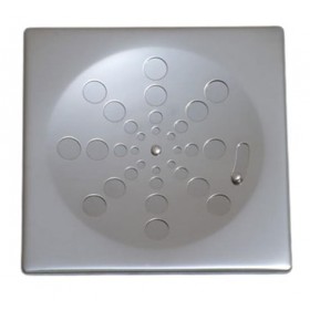 Grelha sem Caxilho Quadrada Aço Inox Abre/Fecha 10x10cm Estilmax