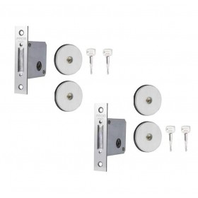 Fechadura Trava Tetra Dupla 11000Ixp Aço Inox Polido Pado