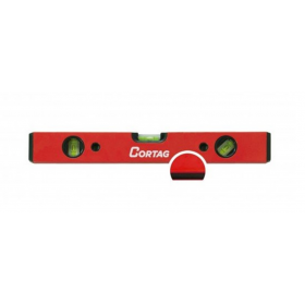 Nível de Alumínio 16" 40cm c/ Base Magnética 3 Bolhas 60915 Cortag